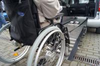 Rampe für Rollstuhl